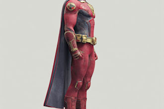 draw action pose superhero illustration