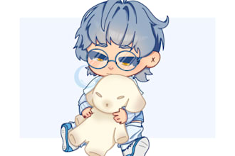 draw a cute stylized chibi character for you