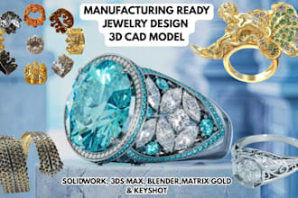 3d jewelrycad model for cnc,3d cad prototype,3dring, 3d pendant,stl,step,3dm,obj