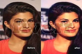 professionally retouch or edit 2 image