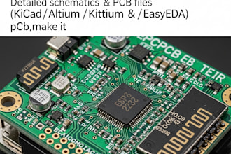 design high quality pcb and develop esp32 firmware for drones and uav projects