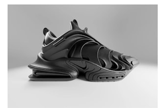 do realistic 3d footwear design,3d sneaker modeling and 3d animation