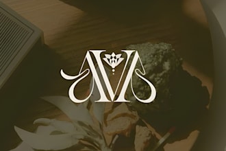 design aesthetic flower shop, beauty, cosmetics, perfume and jewelry logo