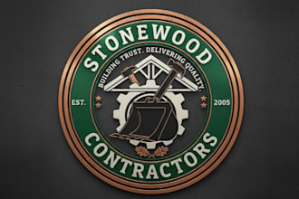 make high quality graceful and fantastic contracting logo design