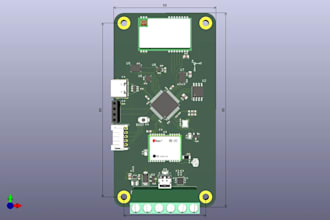 design stm32 embedded rf pcb for industrial automation with can bus interface