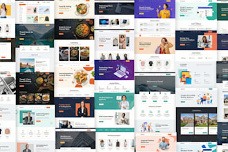 design redesign wix business landing page website,  wix booking website, wix seo