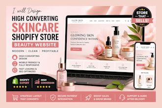 build skincare website skincare beauty store skincare shopify store beauty store