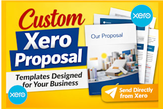 design custom xero proposal template