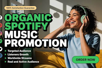 do spotify music promotion organic music promotion