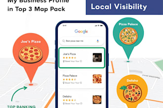 rank your google my business profile gmb in top 3 map pack