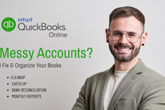 do quickbooks online bookkeeping cleanup catch up and setup