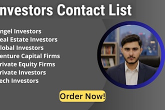 give valid contact list email list of investors any investor