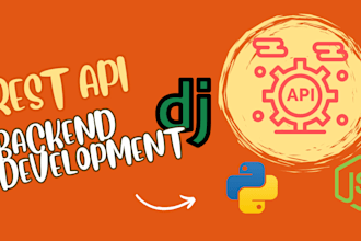 build restful backend API with python, django or nodejs