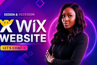 build wix website design, wix website redesign or wix ecommerce website