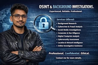 be your private investigator, osint, detective, background check, find someone