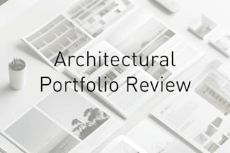 review your architectural portfolio
