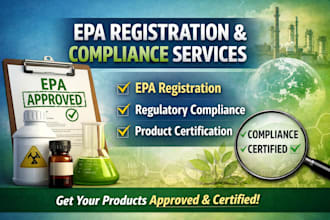 do epa registration, regulatory compliance and certification for your products