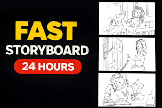 create a 24 shot storyboard in 24 hours