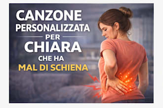 creo canzoni personalizzate per compleanni matrimoni e anniversari
