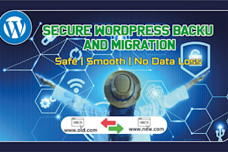 securely migrate and backup your wordpress website with zero data loss