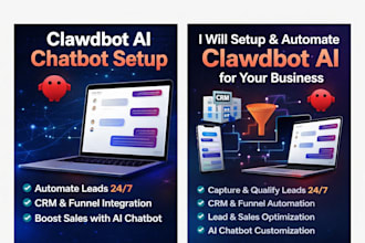 install and automate clawdbot ai chatbot for your business, CRM