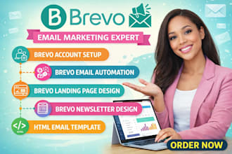 set up brevo email marketing automation, funnels, and CRM
