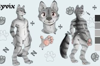 create furry reference sheet furry ref sheet nsfw ref sheet oc anthro character