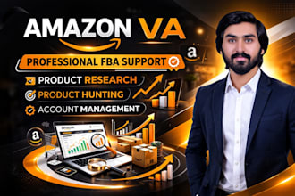 be your professional amazon va and amazon fba va