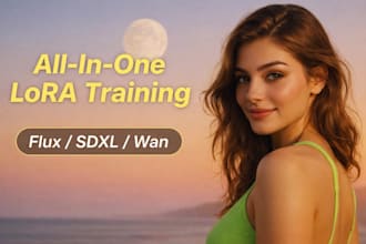 train custom lora flux sdxl, qwen wan for ai influencer with comfyui workflow