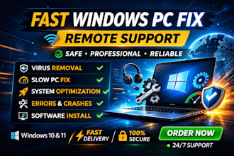 fast windows PC fix