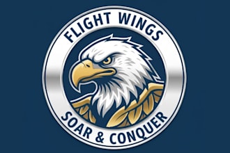 design wonderful style for eagle mascot logo design for your brand