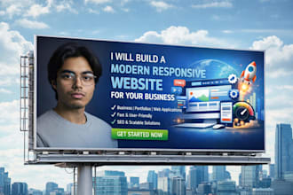design a modern website for startups and brands