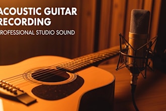 create acoustic guitar instrumental and full music production