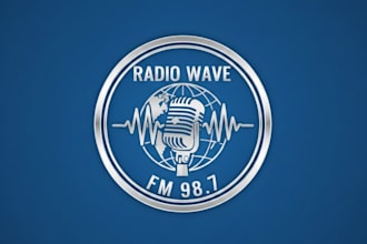 make radio stations logo for you for your company