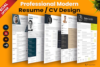 create professional HR resume, CV, linkedin optimization for job success