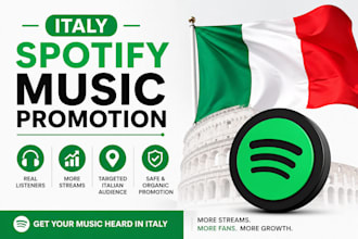 do italy spotify music promotion, italian spotify promotion