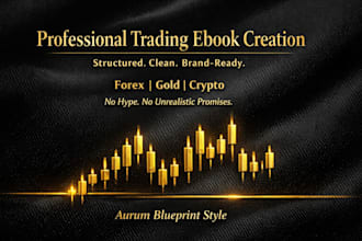 create a professional trading ebook or strategy guide