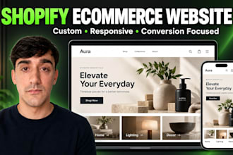 build a conversion focused shopify ecommerce website
