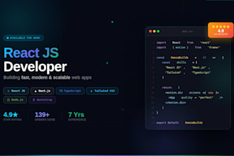 build a responsive react js website with tailwind CSS and bootstrap