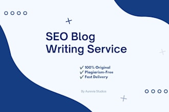 write SEO blog articles