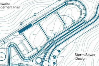 stormwater management plan storm sewer design  site drainage plan
