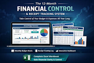 create an excel based financial control dashboard