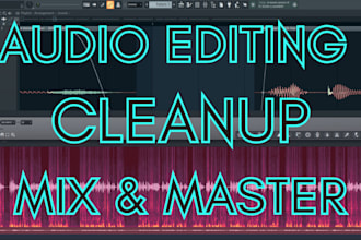 clean, edit and master your audio
