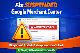 fix google merchant center suspension and disapproved product