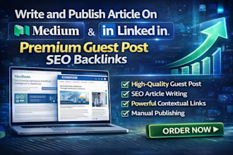 write high quality medium and linkedln articles for personal branding and SEO