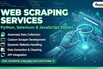 scrape dynamic websites using python, selenium, and js