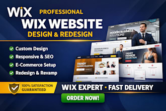 do wix website design and redesign with ranking seo