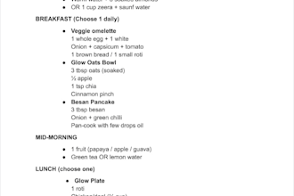 create a personalized diet plan for weight loss and pcos