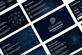 design investor pitch deck for business, startups for investors
