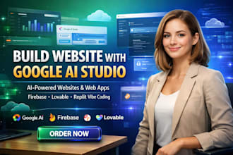 do website, web app with google ai studio, firebase, lovable, replit vibe coding